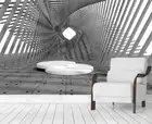 3D Geometric Spiral Wallpaper Wall Mural Removable Self-adhesive 254