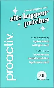 Proactiv Zits Happen® Hydrocolloid Acne Patches- Pimple Patches for Face and Back Acne with Pore Cleansing Salicylic Acid- 30 Count