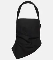 [SIR] SIR Dorian linen-blend top AU 8 black