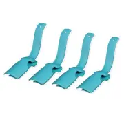 4 Pack Lazy Shoe Helper Sock Slider Short Handheld Shoe Horn for Men Women