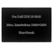 13.4" WUXGA Dell XPS 13 9340 1920×1200 LCD LED Screen Non-Touch Panel Display