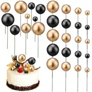 30 Pcs Pastry Topper Cupcake Toppers Mini Balloon Foam Picks Birthday Miss