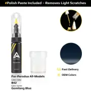 Touch Up Paint For Perodua All Models B42 Gemilang Blue With Polish Paste