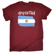 Argentina - Country Flag Nationality Mens T-Shirt T Shirt Tshirts