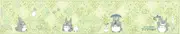 Senko 53663 My Neighbor Totoro Yoramichi Totoro Long Mat, Approx. 17.7 x 94.5 inches (45 x 240 cm), Green