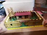 vintage wooden Fort Apache made in argentina rare mini juegos 1980 not timpo