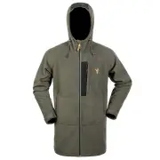 Hunters Element Fleece Sentry Bush Coat Full Zip - Forest Green #sen Fg