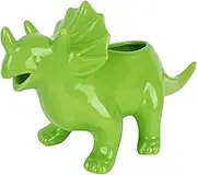Vencer Gravy Boat Funny Novelty Stegosaurus Gravy Sauce Boat,For Broth,Milk,Salad Dressings,Creamer,Avocado Green,VHG-002G