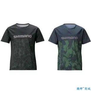 新款💕SHIMANO禧瑪諾20新款防晒服SH-096T 釣魚服衫戶外休閒速乾短袖T恤