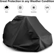 Zero-Turn Mower Cover, Universal Fit Heavy Duty 600D Polyester Oxford, Weathe...