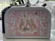 Flopsy, Mopsy & Cotton Tail Easter Suitcase Pink Paperboard Treat Box Medium