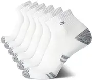 [Calvin Klein] Men's Socks - Cushioned Above Ankle Athletic Mini-Crew Socks (6 Pack)