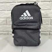 adidas Kids Twill Onix Grey/Black Santiago 3 Insulated Lunch Bag (5158274) - NWT