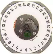 Miyota 1S13 Date at 6 and 3 Hands Citizen Watch Movement Quartz