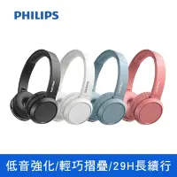 在飛比找Yahoo奇摩購物中心優惠-PHILIPS飛利浦 重低音 智能藍牙無線頭戴式藍牙耳機 視