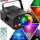 Party Light Disco Ball Projector LED RGB DJ Bar Stage Lighting Laser Strobe Lamp
