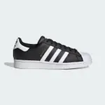 【ADIDAS 愛迪達】SUPERSTAR 男女 休閒鞋 運動 經典 貝殼頭 金標 舒適 愛迪達 黑白(ID4636)