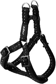 Rogz Utility Step-In Harness Nitelife, Small, Black