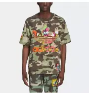 Adidas x Jeremy Scott Camo Graphic Tee Men Size Large NWT
