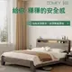 實木床 150cm雙人床 家用 現代 簡約 出租房床架 120cm儲物床 經濟型 單人床架