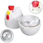 Tool Eggs Steamer Microwave Appliance Egg Boiler Chicken Shaped Kitchen Cooker