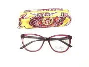 New Authentic Eyeglasses Frames Vera Bradley VB Molly Alpine Floral (APF) Pink
