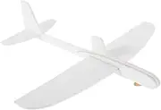 GARIOUANS White Foam Glider Airplane DIY Outdoor Flying Toy Outdoor Flying Glider Airplane Toys Unfinished Paintable DIY Plane Model