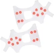 [Generic] Ice Cleats for Shoes | Ice and Snow Grips Cleat | Shoes Traction Cleat Crampon, Clear Ice Snow Grippers for Hiking, Walking, Climbing