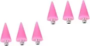 Healvian 2sets Nail Art Tools Kit Wax Dotting Pen Point Nail Drill Bits Point 3pcs*2