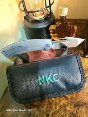 NEEVE KNIFE CO "OFFENDER" TITANIUM + MAGNACUT 3.3" TANTO HOLE DEPLOY, BEARINGS