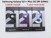 Samsung Galaxy S21+ Plus 5G SM-G996U 128GB/256GB Unlocked Smartphone New Sealed