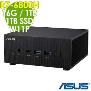 【ASUS 華碩】R7迷你商用電腦(PN53-68HFDKA/R7-6800H/16G/1TSSD+1TB HDD/W11P)