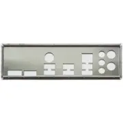OEM I/O Shield For Biostar B660T-SILVER Motherboard Backplate IO