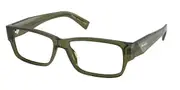 Prada PR B09VF Asian Fit 25A1O1 Men's Glasses Green Size 57 - Private Health Rebate - Blue Light Block Available