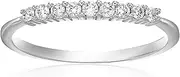 [Vir Jewels] 1/4 ctw Petite Diamond Wedding Band in 14K White Gold