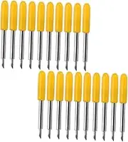 FOYTOKI Sturdy Engraving Knife Blades 50pcs Set Replacement for Vinyl Cutters 3 Angles (30° 45° 60°) Ideal for Thin Materials