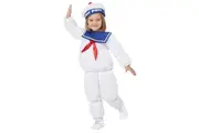 Ghostbusters Childrens/Kids Stay-Puft Marshmallow Man Costume Set (White) (1-2 Years)