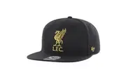 Liverpool FC Captain 47 Snapback Baseball Cap (Black/Metallic) (One Size)