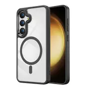Samsung Galaxy S25 Ultra Case Cover - Non-Slippery, Clear & Hard, Shock & Scratch Protection With Rear Camera Lens Guard & MagSafe Compatibility