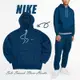 Nike 長袖上衣 Solo Swoosh Fleece Hoodie 男款 深藍 內刷毛 連帽 帽T 小勾 DA0316-460