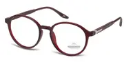 Montana Readers MRC4 MRC4C Men's Glasses Red Size +1.00 - Private Health Rebate - Blue Light Block Available