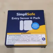 4 Pack SimpliSafe Entry Sensor Window & Door Protection w/Home Security Sealed