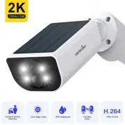 Wansview 2K Solar Battery Security Camera WiFi Wireless Outdoor Human Detection