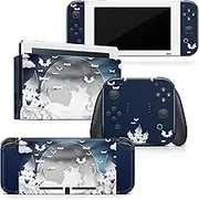Tacky design Dark Night Halloween Skin Compatible with Nintendo Switch Skins Decal, Spooky Kawaii Skin Nintendo Switch Sticker Vinyl 3m Decal Stickers Full Cover