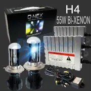 O-NEX H4 BI-XENON HID Kit AC 55W Slim Ballast Super Bright Headlight Bulb 6K 8K+ (for: Honda)