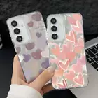 For Samsung S25 Ultra S24 FE S23 A16 A55 A52 ShockProof Love Heart PC Phone Case