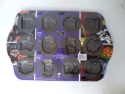 Halloween Cookie Sheet 12 Cavity Nonstick Candy Melting Sheet Baking Pan NEW