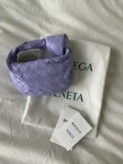 BOTTEGA VENETA BV Candy Jodie Top Handle Bag Purple Wisteria Micro BagW/ Dustbag