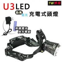 在飛比找PChome24h購物優惠-【TW焊馬】U3 LED 充電式頭燈CY-H0582