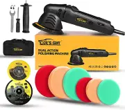 Dual Action Polisher,Car Buffer 5Inch Random Orbital Polisher 6 Variable Speed
